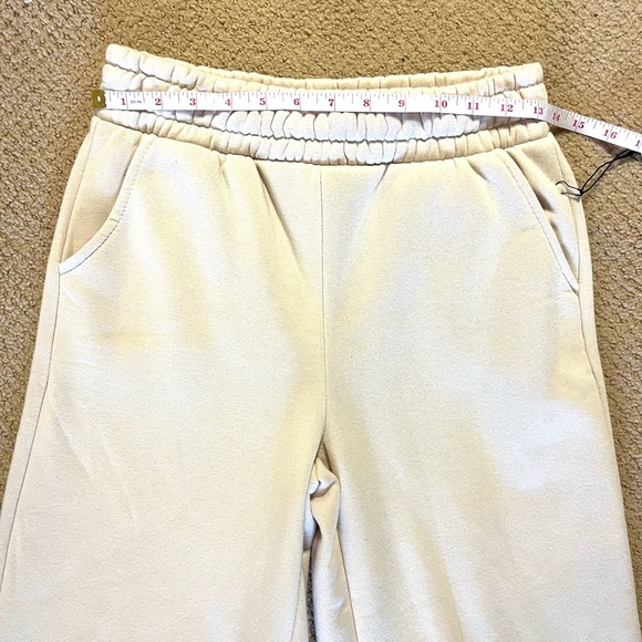 NWT Better Together Cream Wide Leg Sweatpants Women’s XS - Picture 6 of 8
